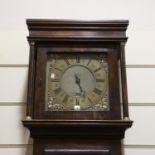 An 18th century 30-hour mahogany longcase clock, by Samuel Bowra of Sevenoaks, brass dial with Roman