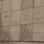 Cary's New Map of England and Wales with part of Scotland 1794, linen-backed, approx 2.25m x 1.8m