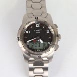 TISSOT - a titanium T Touch II smart quartz bracelet watch, ref. T047420A, circa 2019, ...