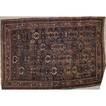 An antique Persian Malayer rug, 230cm x 147cm