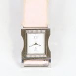 CHRISTIAN DIOR - a lady's Vintage stainless steel quartz wristwatch, ref. DV3036, ...