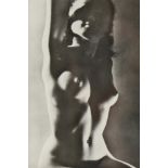 Miroslav Hak (1911 - 1978), original photograph circa 1960, nude study, 17cm x 12cm, framed Good