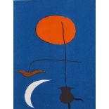 Joan Miro, lithograph, circa 1930s, abstract, image 20cm x 15cm, mounted Good condition