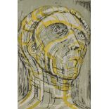 Henry Moore (1898 - 1986), lithograph on paper, La Tete De Promethee (1952), printed on Basingwerk