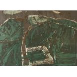 Elizabeth Blackadder, colour lithograph, abstract, signed and dated '63, no. 22/50, image 52cm x
