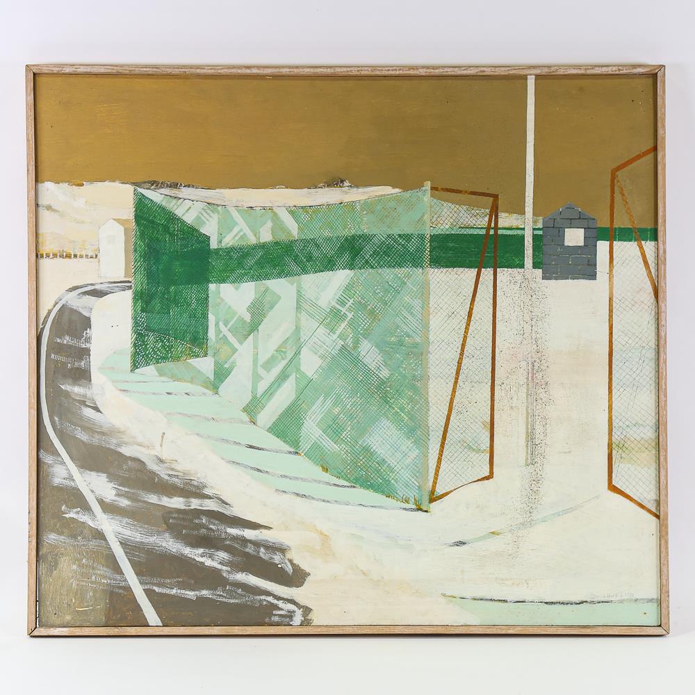 David Holt (1928 - 2014), oil on board, range snow, signed and dated 1971, 63cm x 71cm, framed - Image 2 of 2