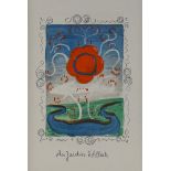 Andre Derain (1880 - 1954), colour lithograph on velum paper, Au Jardin d'Allah, published by