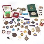 Various medals, medallions, including Festival of Britain, military interest etc