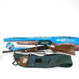 A Power Line pneumatic 8.22 air rifle, with box and slip case (A/F)