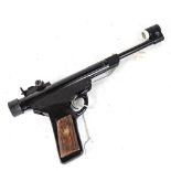 An air pistol, break barrel action, serial no. 083995, length 36cm