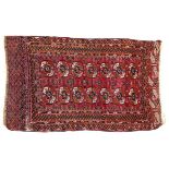 A red ground Turkey rug, 170cm x 106cm