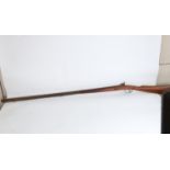 A 19th century percussion sporting gun, overall length 151cm