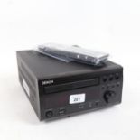 DENON - an RCD-M38DAB mini 2-channel CD receiver, with remote