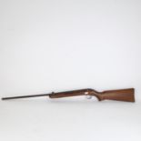 A Vintage air rifle, break-barrel action, serial no. C21478, overall length 107cm