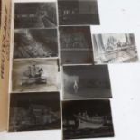 A large quantity of early 20th century glass photography slides, mostly of Hastings East Sussex,