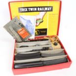 A Vintage Trix twin railway set, boxed with manual