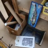 AERONAUTICAL INTEREST - a box of RAF pictures, aircraft photos etc