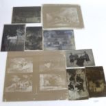 A quantity of various glass photography slides, mostly of dog engravings (boxful)