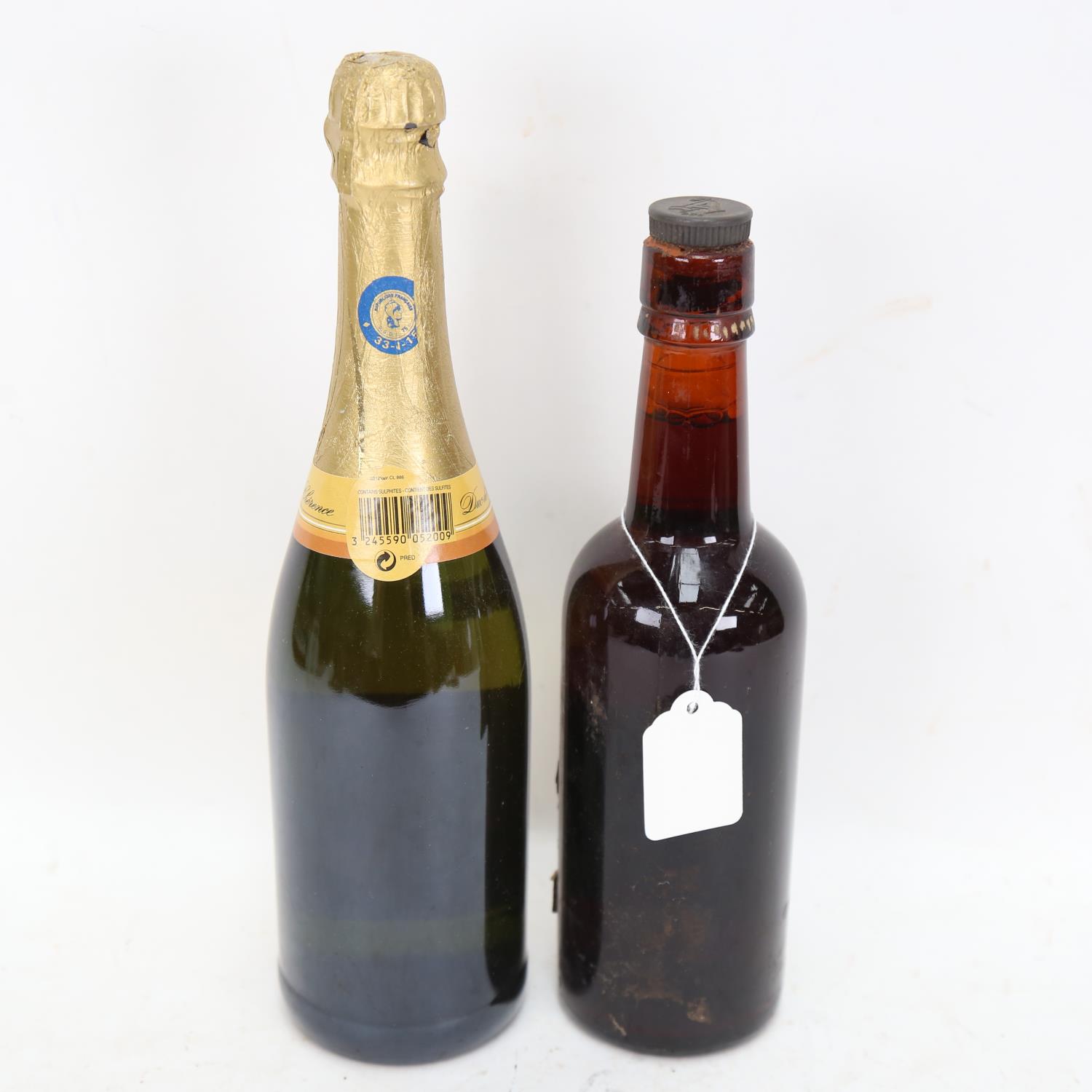 A bottle of Forest Brown Ale, and a bottle of Duc De Cherence Vin Mousseux - Image 2 of 2