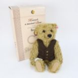 A Steiff limited edition teddy bear, made for Harrods, "Howard a musical bear", 30cm