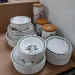 Portmeirion Botanic Gardens dinner, dessert, and side plates, bowls and storage jars