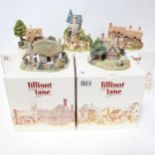 5 Lilliput Lane cottages - Water Meadows, Anne Hathaway's cottage, Old Mother Hubbard's, Woodman's