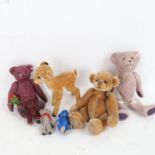 Steiff ceramic bears, Charlie Bears etc