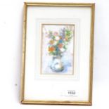 Andre Bicat, watercolour, still life, signed, 14cm x 9cm, framed