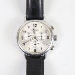 CHRISTOPHER WARD - a stainless steel C3 Malvern quartz chronograph wristwatch, ref. C3SWK,