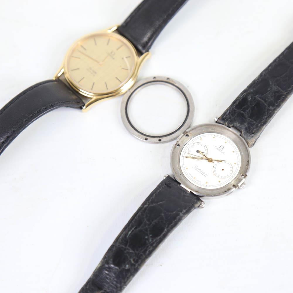 OMEGA - 2 quartz wristwatches, comprising Constellation Chronometer and De Ville, both not currently - Image 4 of 5