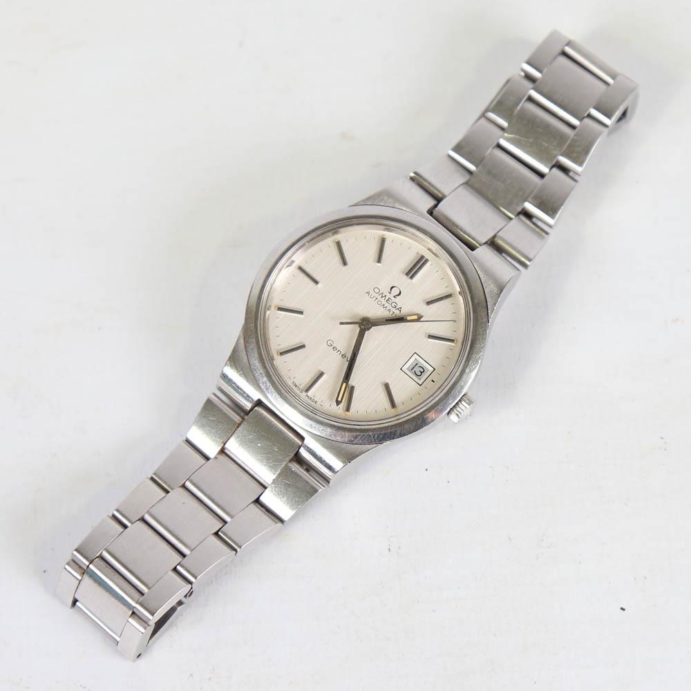 OMEGA - a Vintage stainless steel Geneve automatic bracelet watch, ref. 366.0832, circa 1975, - Image 2 of 6