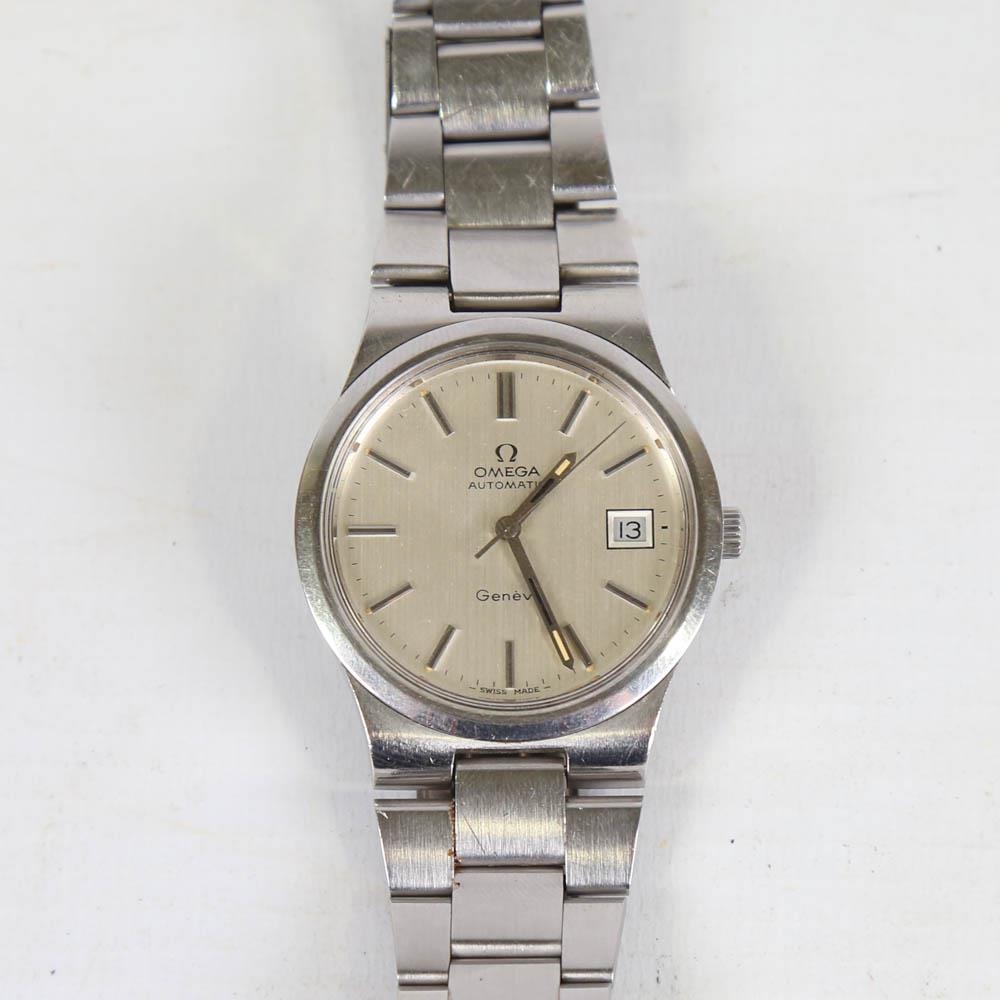 OMEGA - a Vintage stainless steel Geneve automatic bracelet watch, ref. 366.0832, circa 1975,