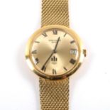 PATEK PHILIPPE - a Vintage 18ct gold Calatrava IOS automatic bracelet watch, ref. 3565/1, circa
