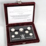1996 United Kingdom Silver Anniversary Collection proof set, with certificate