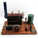 A Stuart Turner built steam Sedgemoor Plant, on original base board with Stuart Model plaque, base