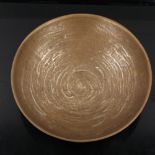 PABST, a brutalist bronze bowl, signed, diameter 20cm Good condition