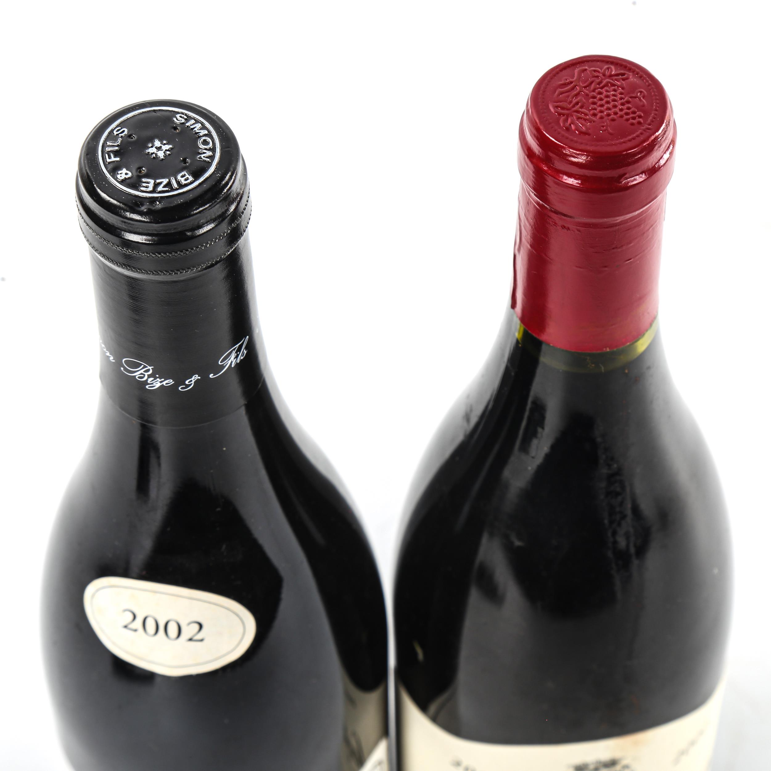 2 bottles of Savigny-les-Beaune, 2002 "Aux Grands Liards" Simon Bize & sons, 2000 Emmanuel Rouget - Image 3 of 3