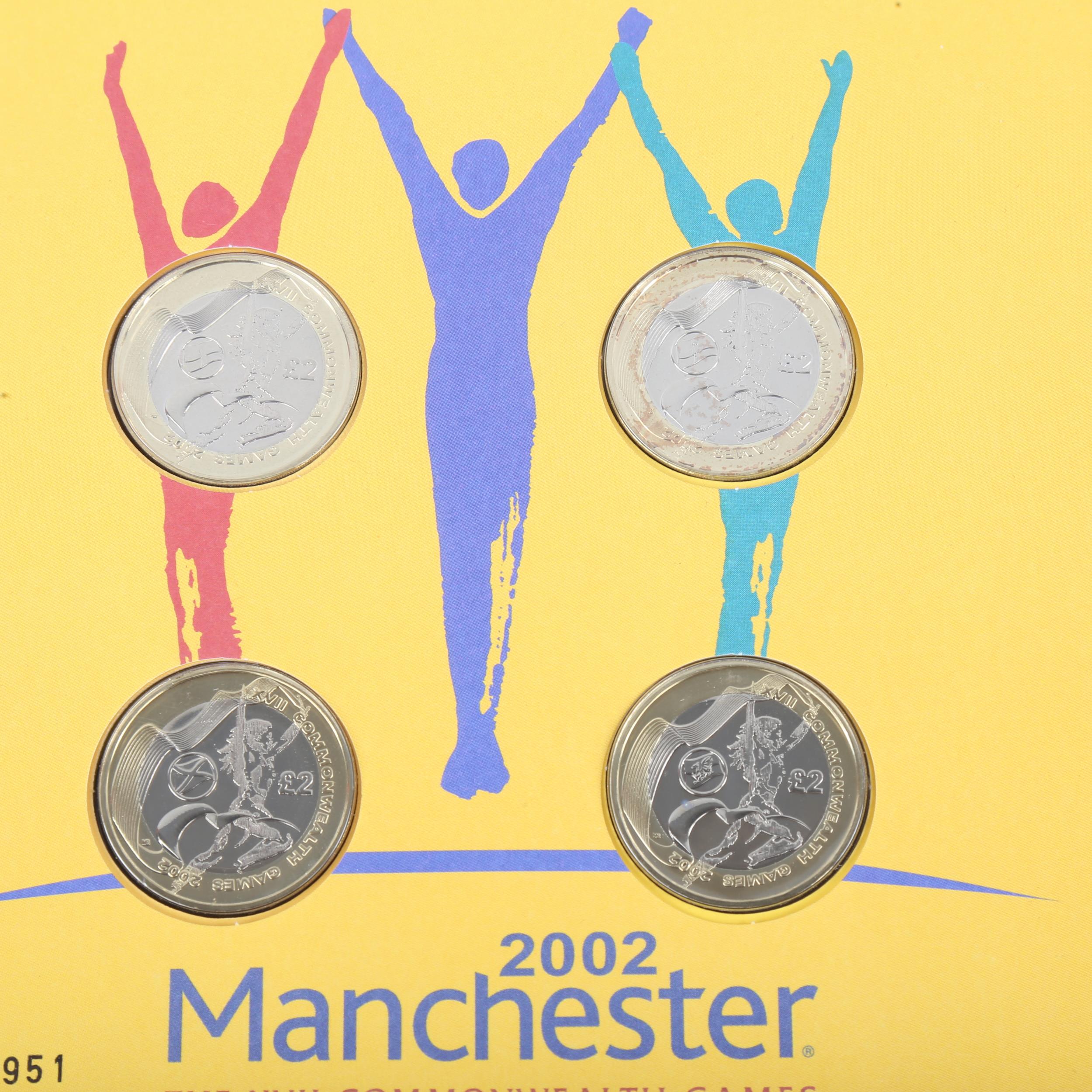 2 sets of 2002 Commonwealth Games commemorative £2 coin sets - Image 3 of 4