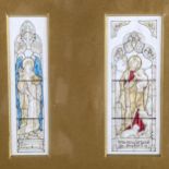 Attributed to Henry Holiday (1839 - 1927), watercolour, designs for stained glass windows,