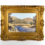 George Houston RSA RI RSW (Scottish 1869 - 1947), watercolour, Glen Goil, signed, 34cm x 50cm,