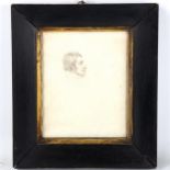 Daniel Orme (1766 - 1832), pencil portrait sketch from the artist's sketchbook, 18cm x 14cm,