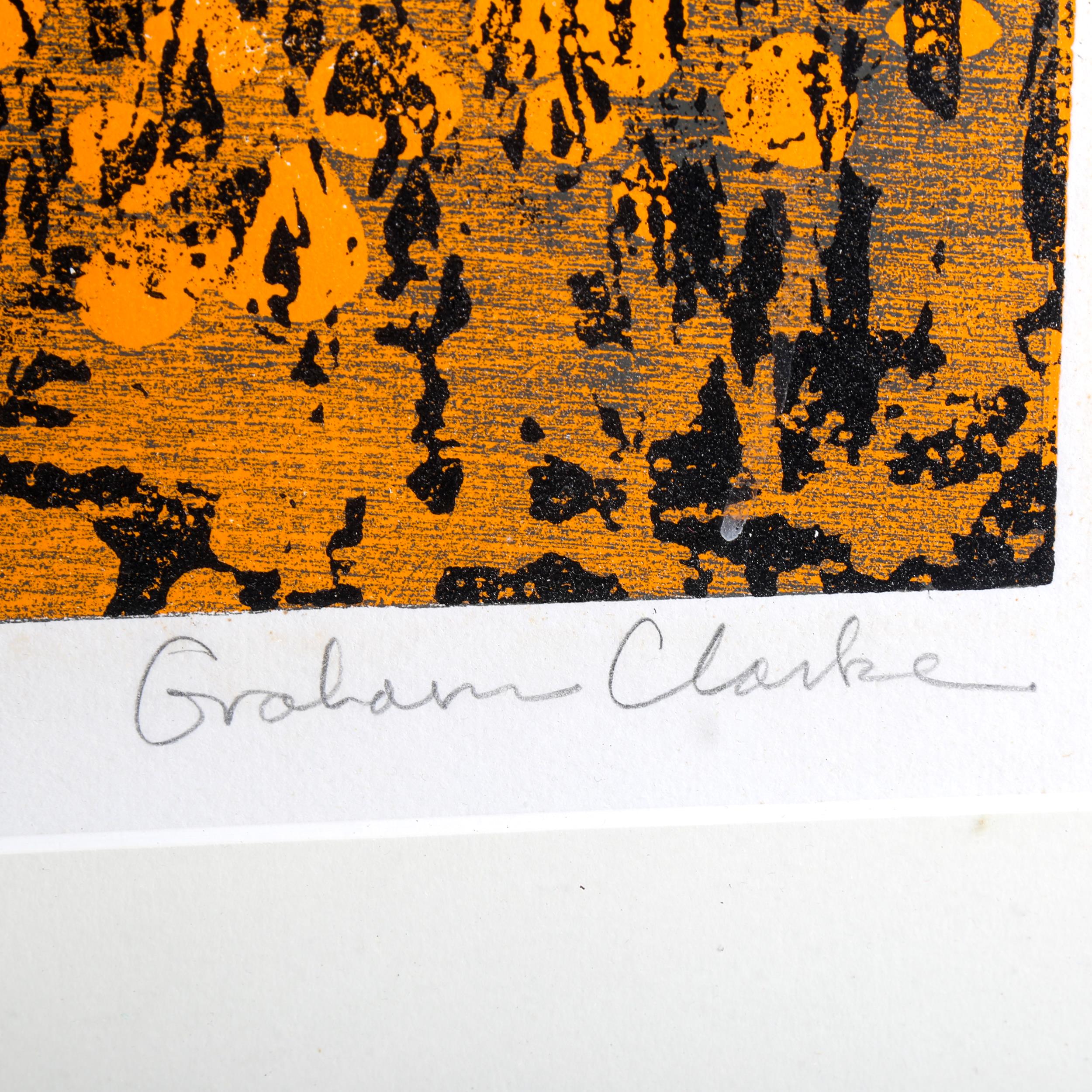 Graham Clarke, colour screen print, St Anthonys, signed in pencil, no. 30/50, image 46cm x 66cm, - Image 3 of 4