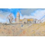 Laird, watercolour, Sompting Church Worthing, signed, 21cm x 32cm, framed Good condition