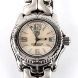 TAG HEUER - a lady's stainless steel Professional 200M quartz bracelet watch, ref. WT141A, mother-