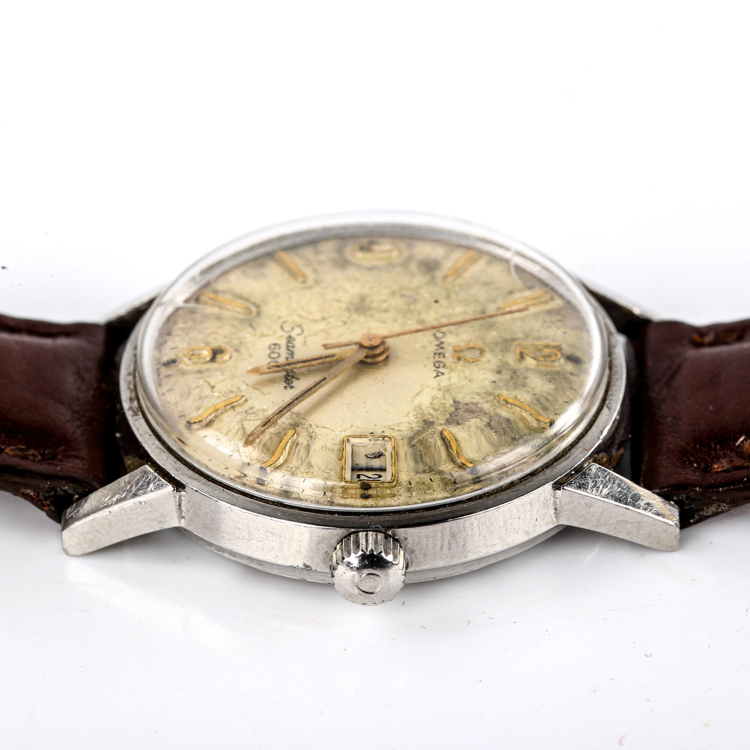 OMEGA - a Vintage stainless steel Seamaster 600 mechanical wristwatch, ref. 136.012, circa 1960s, - Image 3 of 5