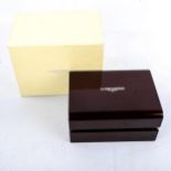 LONGINES - a modern casket watch box and outer box No damage, only slight wear on corners