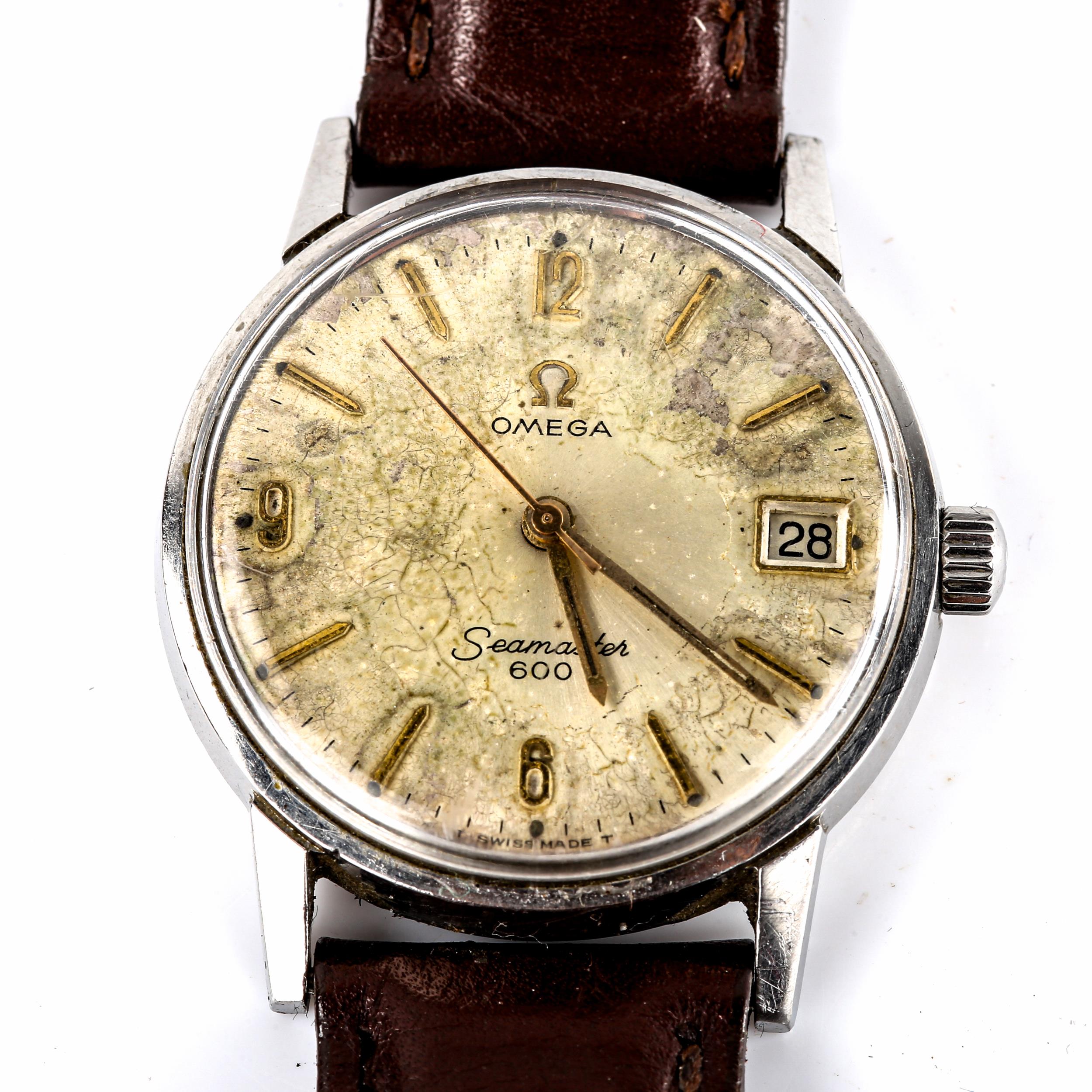 OMEGA - a Vintage stainless steel Seamaster 600 mechanical wristwatch, ref. 136.012, circa 1960s,