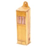 A French pine baguette box, H81cm