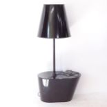 A Metalarte American floor lamp, by Jaime Hayon, with black lacquered polyurethane base, H145cm