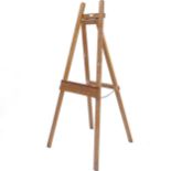 A folding artist's easel, H176cm